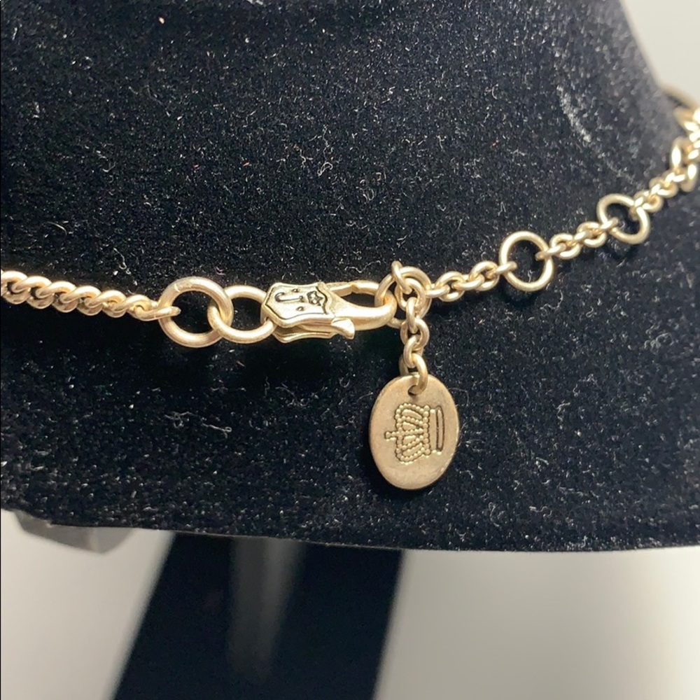 Juicy Couture Gold Charm Necklace - Like New! - Picture 4 of 7